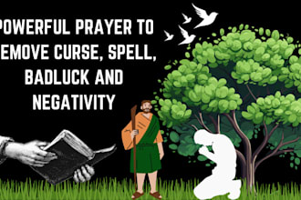 remove curse, negative energy, badluck using prayer