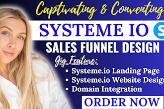 design systeme io sales funnel systeme io landing connect systeme io domain