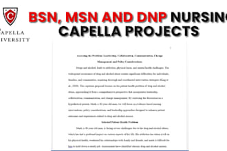 do bsn, msn, and dnp capella nursing courses