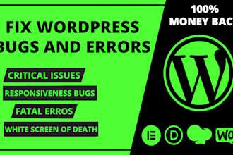fix wordpress errors, issues, and customizations