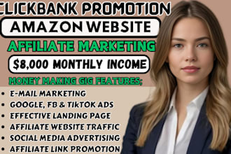 setup clickbank amazon website affiliate marketing sales funnel to boost sales