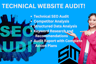provide affordable website SEO audit with keyword research and recommendations