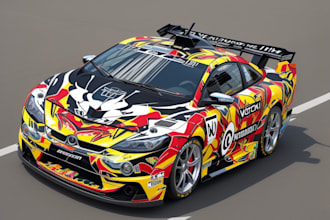 do racing car wrap design, racing car wrap, car livery design