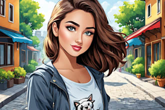 draw your photo to cartoon portrait