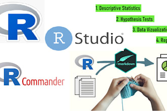 help with r, r studio, r commander and r markdown