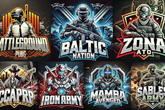 design mascot gaming, twitch, youtube, discord, esport and business logo