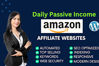 amazon affiliate worpress website with fully automated