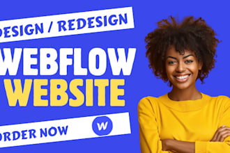 design webflow website redesign webflow website webflow landing page, weebly,wix