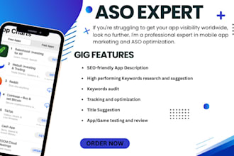 do aso with keywords, app store optimization for google play store and ios app