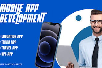 develop pro mobile app, trivia app, education app nfc app, travel app