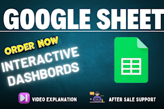 do custom dashboard, tracker, template in google sheet
