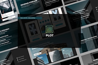 design powerpoint presentation, pitch deck for your business