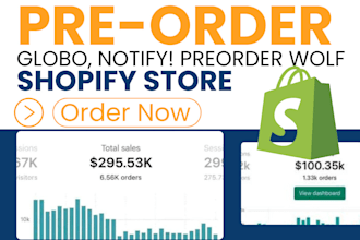 setup preorder globo notify preorder wolf shopify back in restock shopify expert