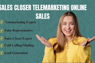 high ticket sales closer sales representative b2b lead generation sales agent