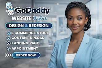 godaddy website design develop godaddy website godaddy website redesign godaddy