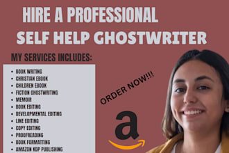 be self help ebook writer christian ebook medical ghostwriter non fiction ebook