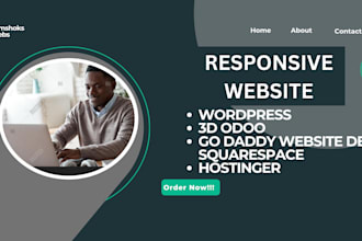 wordpress 3d odoo go daddy website design squarespace