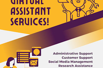 provide admin and personal assistant services including call and email support