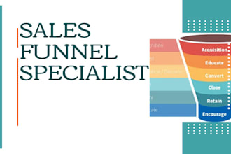 build, redesign thrivecart  sales funnel , go high level, kajabi kartra