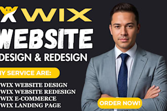 design wix ecommerce website, redesign wix website, online store, wix seo