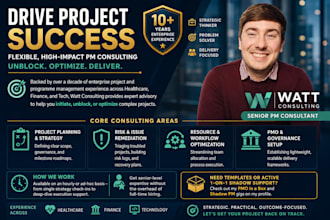 be your project management consultant