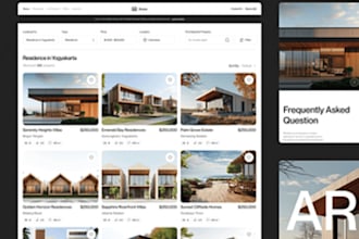 real estate website app real estate agent landing page mortgage booking website