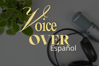 do a spanish female voice over for meditations, voz en off suave
