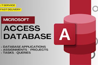 do your microsoft access database assignments projects tasks