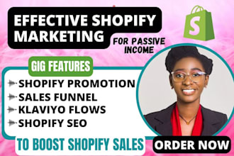 setup email marketing, klaviyo flows, shopify dropshipping, sms flows