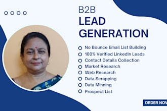 do b2b leads of no bounce email list, extract wide range of data from linkedin