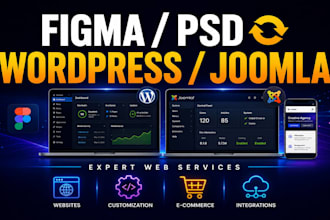 convert figma or PSD design into a pixel perfect wordpress website
