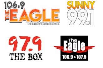 get your classic rock, pop, jazz airplay on the eagle, the box, sunny radio