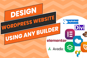design responsive wordpress website using any page builder
