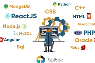 develop or code customized website or saas product as a full stack web developer