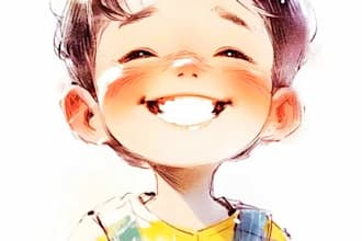 draw watercolor children book art