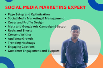 be your social media and digital marketing manager
