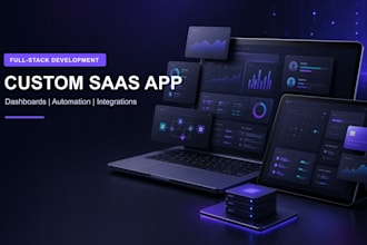 develop a custom saas web application
