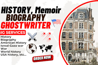 write world history, memoir, biography, politics, history and biography ebook