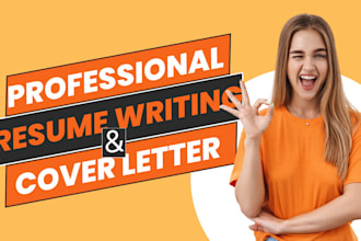 write a professional federal executive ats resume writing cv cover letter resume