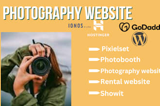 design stunning photography website pixieset gallaries, showit for photographers