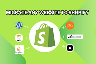 migrate any website to shopify