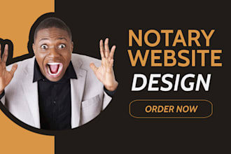 do a pro notary website lawyer website notary landing page wordpress website
