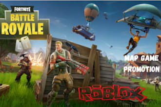 do organic viral promotion for steam game, roblox and fortnite game promotion