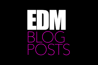promote your edm song on more than 10 edm news blogs