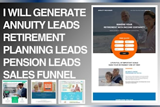 generate annuity leads retirement planning leads pension leads sales funnel