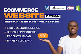 build webstore, webshop wordpress ecommerce website hostinger wix godaddy german