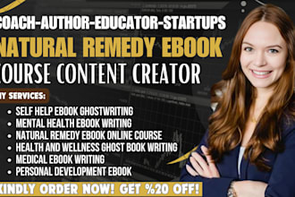 ghostwrite selfhelp mental health online course content on natural remedy