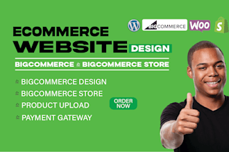 design bigcommerce website bigcommerce store product listing webshop ecommerce