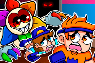 draw a super roblox thumbnail for youtube