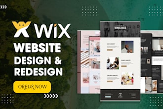design wix or redesign a wix website design or wix online store